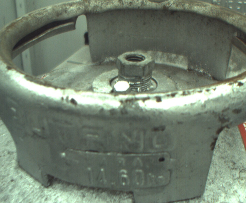 Computer vision reading LPG cylinder numbers