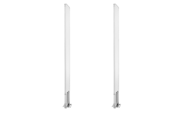 Antenna pedestals with integrated electronics